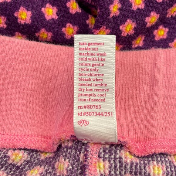 Victoria's Secret PINK Vintage Pajama Set Small Pink Purple Flowers Y2K - Picture 7 of 7